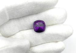 Аметист насыщенный, кушон 12*12 мм