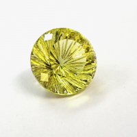 Цитрин, круг, 18 мм