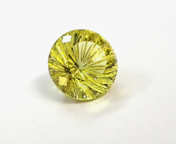 Цитрин, круг, 18 мм