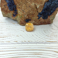 Цитрин, антик фантазийный 13*13 мм