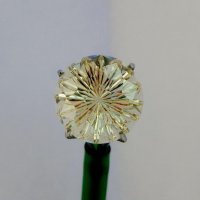 Цитрин, круг, 20 мм