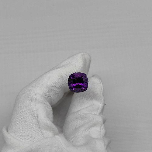 Аметист насыщенный, кушон 12*12 мм