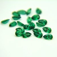Изумруд гидротермальный, груша 5*3 мм