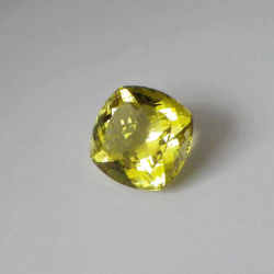 Цитрин, кушон 18*18 мм