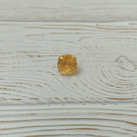 Цитрин, антик фантазийный 13*13 мм