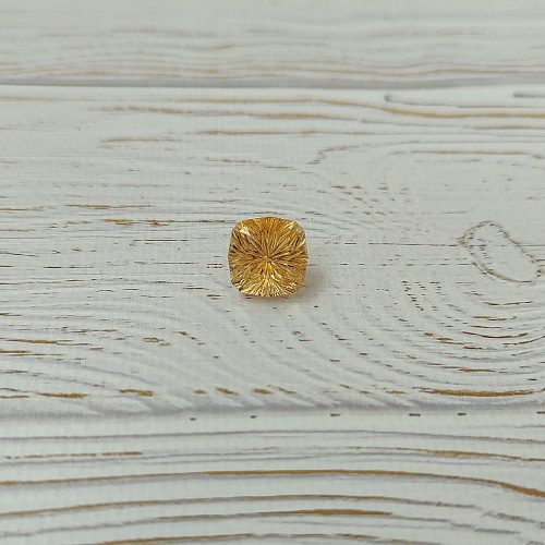 Цитрин, антик фантазийный 13*13 мм