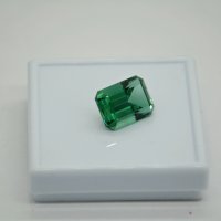 Кварц выращенный зеленый, октагон, 16*12 мм