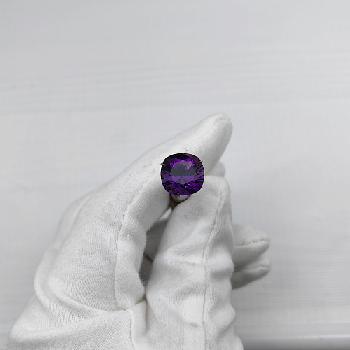 Аметист кушон 12*12 мм