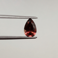 Турмалин темно-розовый, груша 6*9 мм