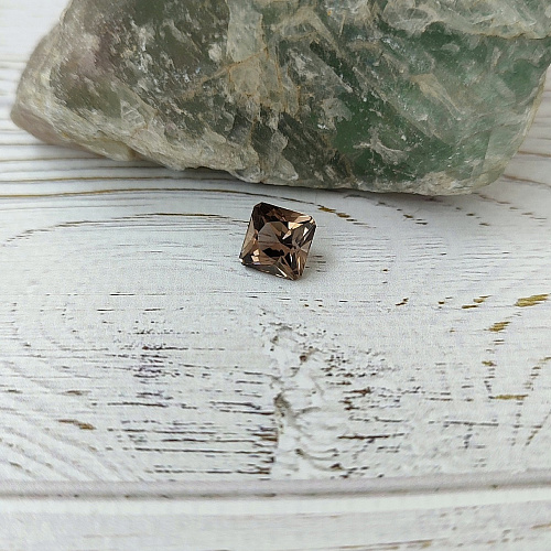 Раухтопаз, октагон 9*9 мм