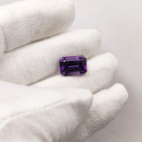 Аметист октагон 10*14 мм