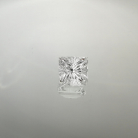 Горный хрусталь, квадрат фантазийный, 13*13 мм