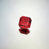 Рубин выращенный, ашер 10*10 мм