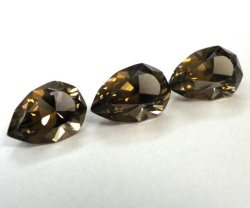 Раухтопаз, груша 8*12 мм