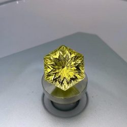 Цитрин, гексагон, 15*15 мм