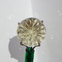 Цитрин, круг, 20 мм