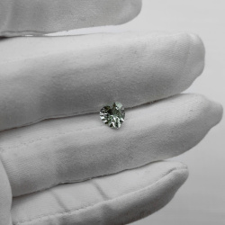 Аквамарин сердце 7*7 мм