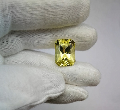 Цитрин, октагон 13*17 мм