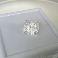 Горный хрусталь, квадрат фантазийный, 13*13 мм