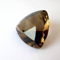 Раухтопаз, триллион Лотос 27*27 мм