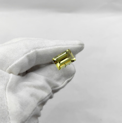 Цитрин, багет ступенчатый, 10*15 мм