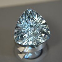 Топаз голубой sky, триллион, 20*20 мм