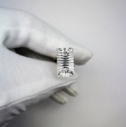 Горный хрусталь багет фантазийный 10*17 мм