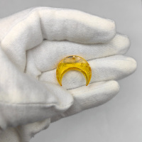 Цитрин выращенный Лунница