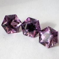 Аметист выращенный, гексагон Звезда Давида, 13*13 мм