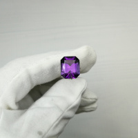 Аметист октагон 11*13 мм