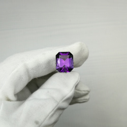 Аметист октагон 11*13 мм