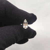 Топаз бесцветный, груша 6*12 мм