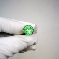 Корунд выращенный, круг фантазийный 14 мм