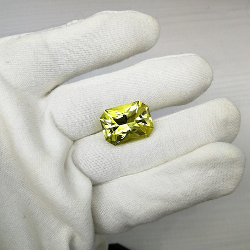 Цитрин октагон 20*15 мм, принцесса