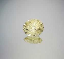 Цитрин светлый, овал фантазийный 18*15 мм