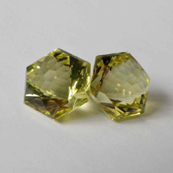 Цитрин, гексагон, 11.5*11.5 мм