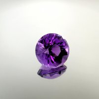 Аметист, круг, 18 мм