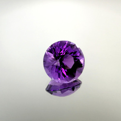Аметист, круг, 18 мм