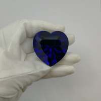 Наноситал сапфир, сердце 42*42 мм