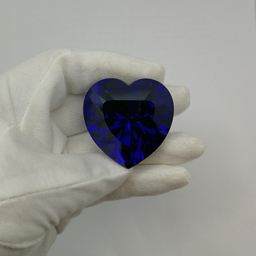 Наноситал сапфир, сердце 42*42 мм