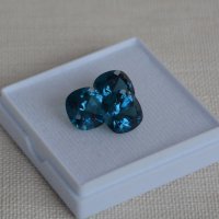 Наноситал лондон топаз, кушон 12*12 мм