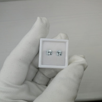 Аквамарин октагон 5*5 мм, пара