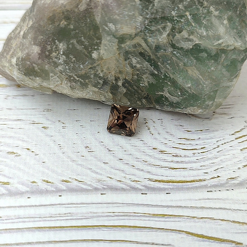 Раухтопаз, октагон 9*9 мм