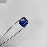 Сапфир выращенный, ашер 16*16 мм