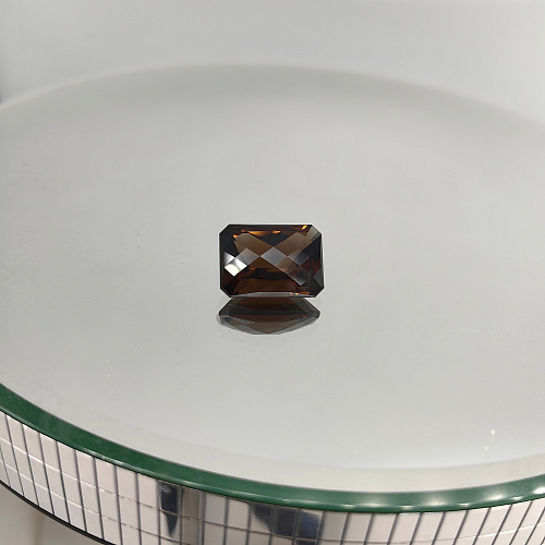 Раухтопаз, октагон 18*13 мм