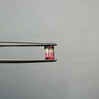 Турмалин полихромный багет 6.1*4 мм