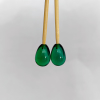 Изумруд гидротермальный, бриолет 7*10 мм