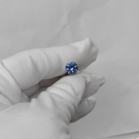 Сапфир выращенный, круг 8 мм