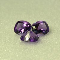 Аметист выращенный, кушон, 12*14 мм