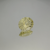 Цитрин светлый, овал фантазийный 18*15 мм